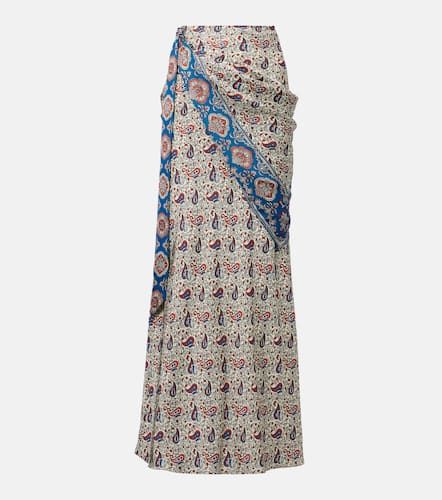 Rabanne Paisley satin maxi skirt - Rabanne - Modalova