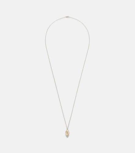 Kt locket necklace with diamonds - Persee - Modalova