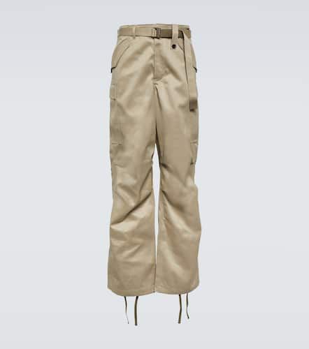 Pantalones cargo en lona de algodón - Sacai - Modalova