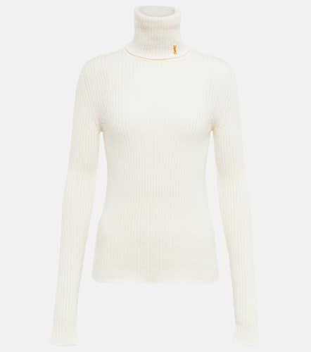 Cassandre wool-blend turtleneck sweater - Saint Laurent - Modalova