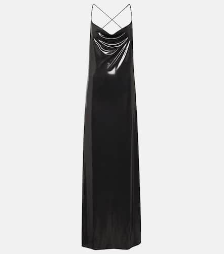Vestido largo de cuello holgado - Saint Laurent - Modalova