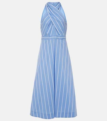 Baylee striped poplin midi dress - Veronica Beard - Modalova