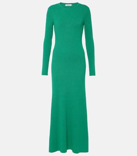 Ribbed-knit silk bouclé midi dress - Valentino - Modalova