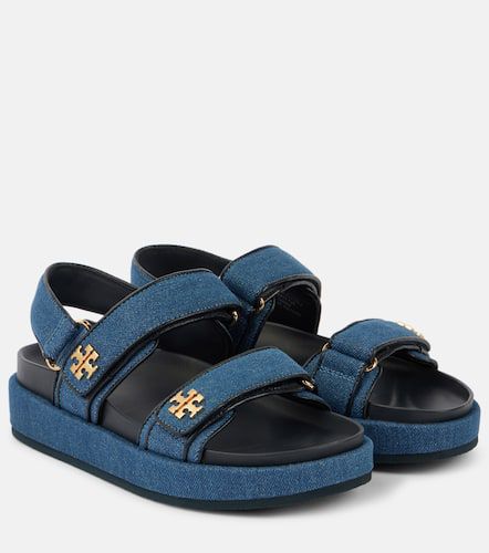 Kira denim platform sandals - Tory Burch - Modalova