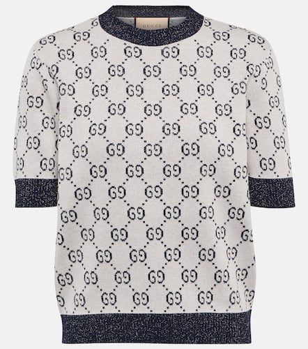 Gucci Top aus Jacquard-Strick - Gucci - Modalova