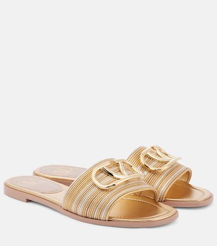 VLogo Signature leather sandals - Valentino Garavani - Modalova