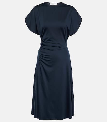 Gathered midi dress - Victoria Beckham - Modalova