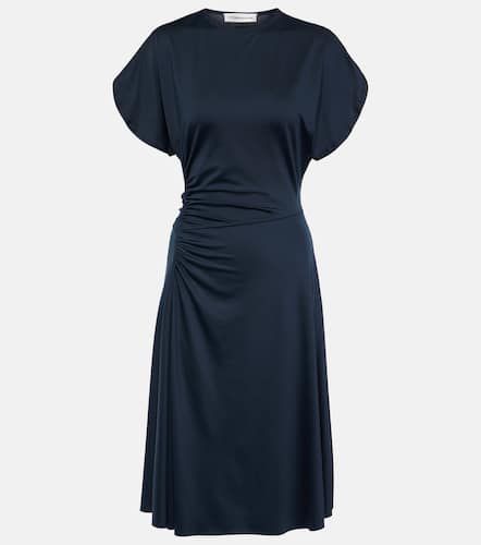 Gathered midi dress - Victoria Beckham - Modalova