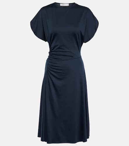 Vestido midi fruncido - Victoria Beckham - Modalova