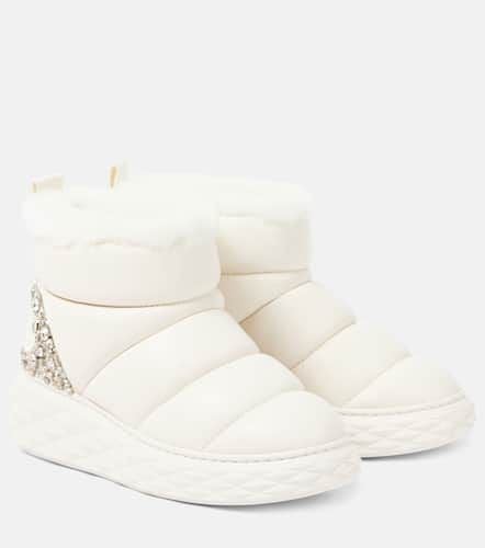 Botas de nieve Xan de piel con borrego - Jimmy Choo - Modalova