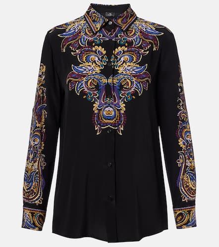 Camicia in seta con stampa paisley - Etro - Modalova