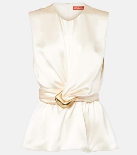 Tizzy belted gathered silk top - Altuzarra - Modalova