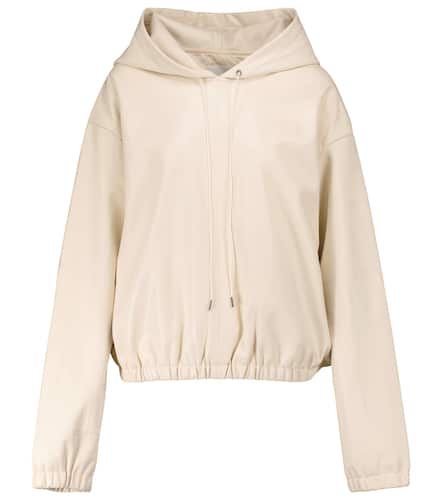 Agata faux leather hoodie - The Frankie Shop - Modalova