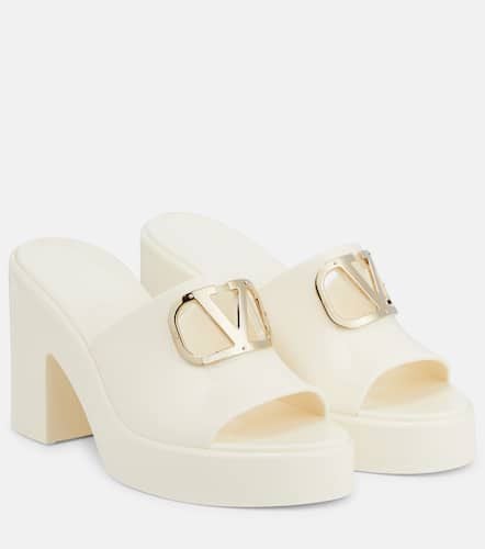 VLogo rubber platform mules - Valentino Garavani - Modalova