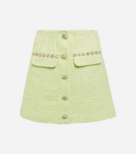 Embellished wool-blend skirt - Self-Portrait - Modalova