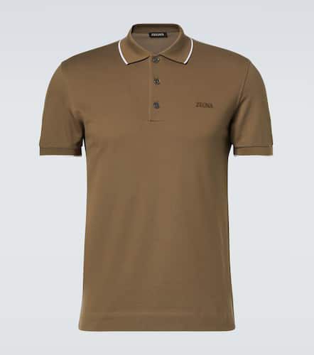 Zegna Polo de mezcla de algodón - Zegna - Modalova