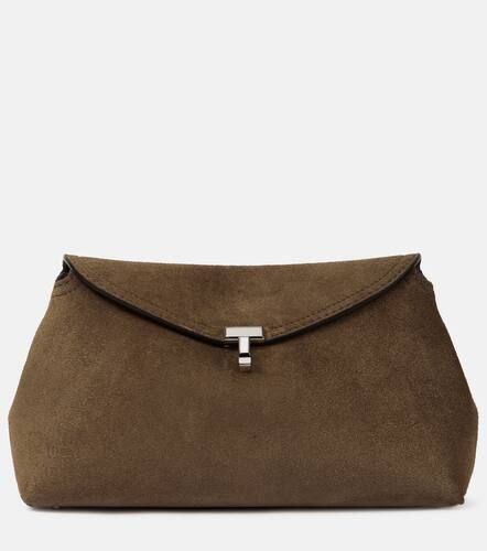 Toteme Borsa T-Lock in suede - Toteme - Modalova