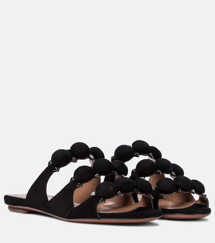 Alaïa Sandalen Bombe aus Veloursleder - Alaia - Modalova