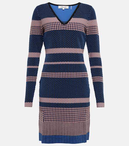 Long-sleeved knit minidress - Diane von Furstenberg - Modalova