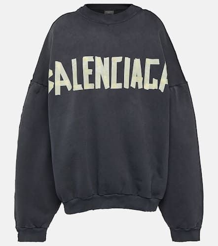 Logo cotton jersey sweatshirt - Balenciaga - Modalova