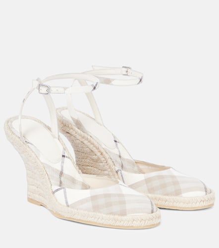 Alpargatas con cuña LF Mews 90 - Burberry - Modalova