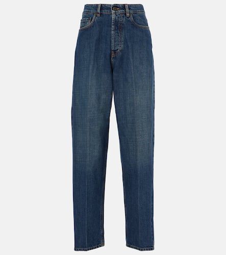 Jeans boyfriend de tiro alto - Miu Miu - Modalova