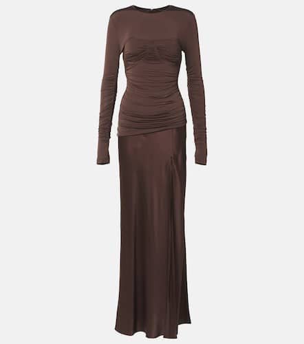 Maxikleid Alessia aus Jersey und Satin - SIR - Modalova