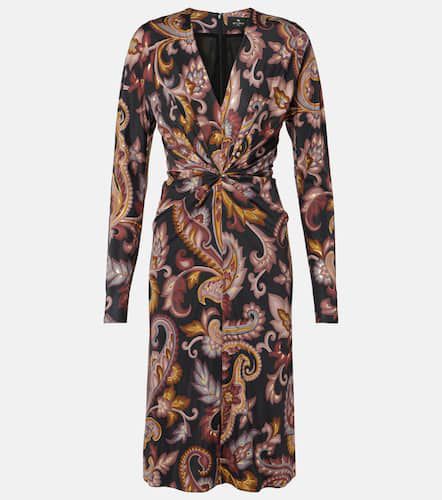 Etro Paisley gathered midi dress - Etro - Modalova