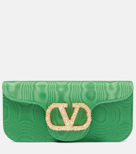 Clutch Locò Mini de muaré adornado - Valentino Garavani - Modalova