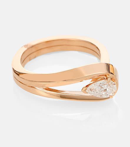 Serti InversÃ© 18kt rose ring with diamond - Repossi - Modalova