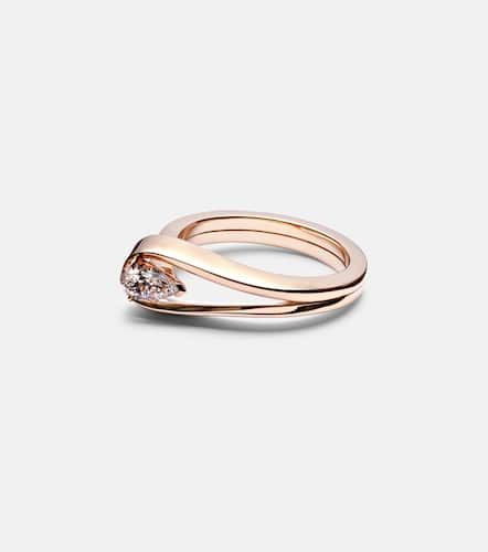 Serti Inverse 18kt rose ring with diamond - Repossi - Modalova