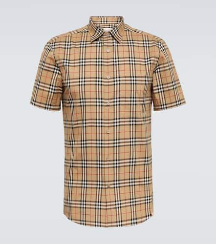 Camisa de algodón a cuadros - Burberry - Modalova