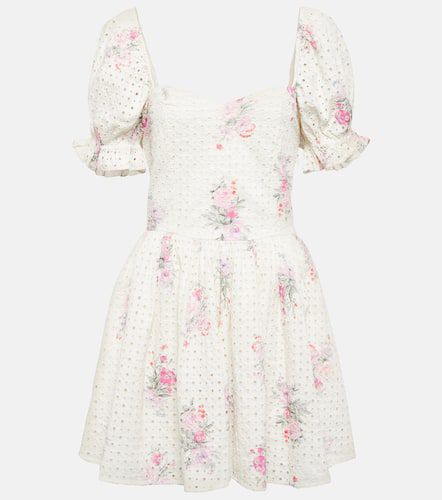 Vestido corto Altima de algodón floral - LoveShackFancy - Modalova