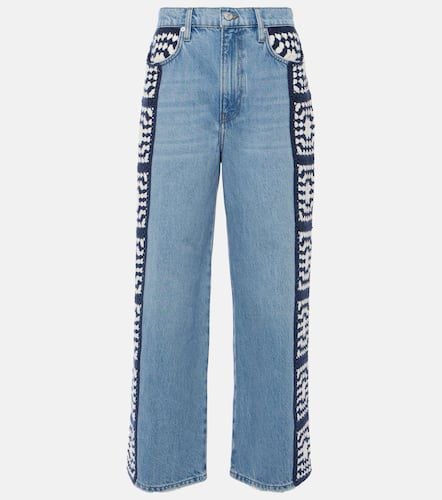 Le Jane Crop Crochet straight jeans - Frame - Modalova
