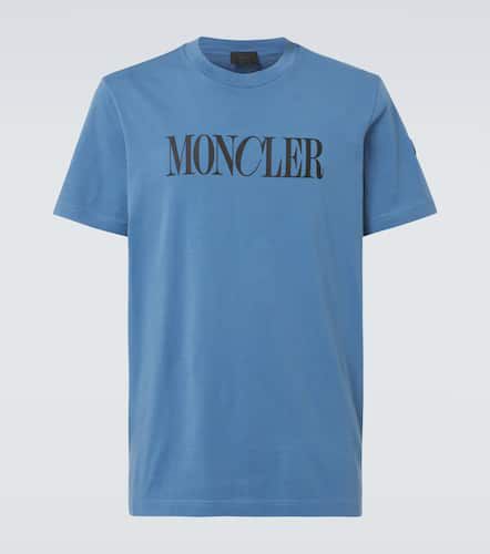 Camiseta de jersey de algodón con logo - Moncler - Modalova