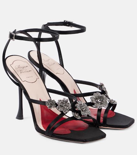 I Love Vivier Flower 100 satin sandals - Roger Vivier - Modalova