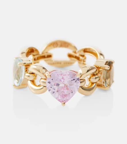 Ring Catena Petite aus 18kt Gelbgold mit Saphir, Topas und Amethyst - Nadine Aysoy - Modalova