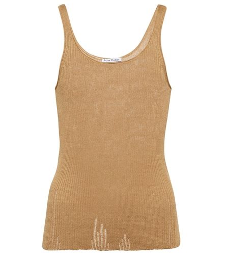 Tank top en mezcla de lino - Acne Studios - Modalova