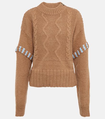 Cable-knit alpaca wool and wool sweater - Bogner - Modalova