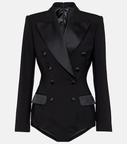 Wool-blend tuxedo bodysuit - Dolce&Gabbana - Modalova