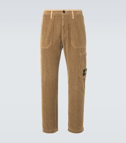 Pantalones cargo de pana de algodón - Stone Island - Modalova