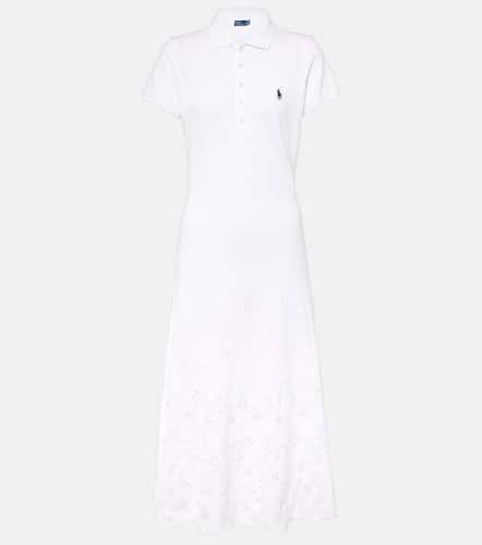Cotton piquÃ© mesh polo dress - Polo Ralph Lauren - Modalova