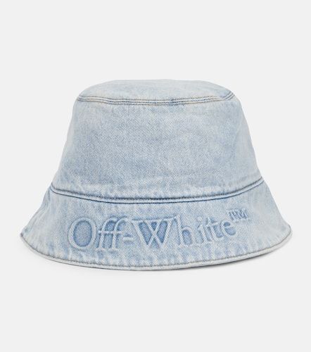 Sombrero de pescador Bookish Ow en denim - Off-White - Modalova