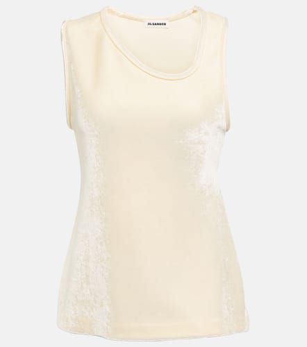 Jil Sander Tank top de terciopelo - Jil Sander - Modalova