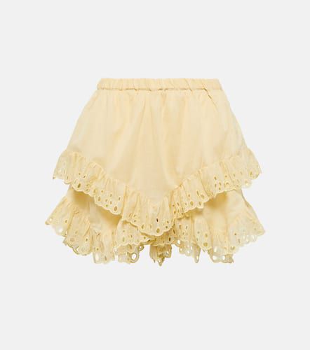Kaddy embroidered cotton shorts - Marant Etoile - Modalova