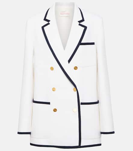 Valentino Blazer in misto cotone - Valentino - Modalova