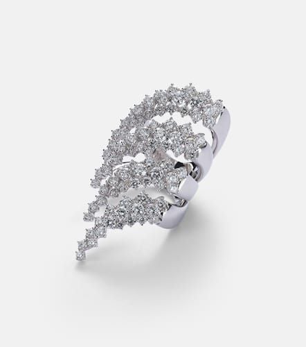 Y-Not 18kt white gold ring with diamonds - Yeprem - Modalova