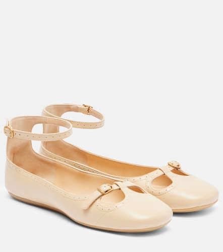 Chloe Misty leather ballet flats - Chloe - Modalova