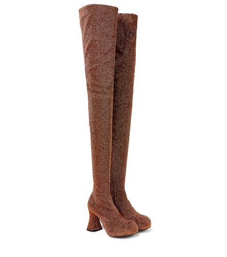 Botas mosqueteras Groove de Lurex® - Stella McCartney - Modalova