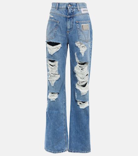 X Kim jeans desgastados - Dolce&Gabbana - Modalova